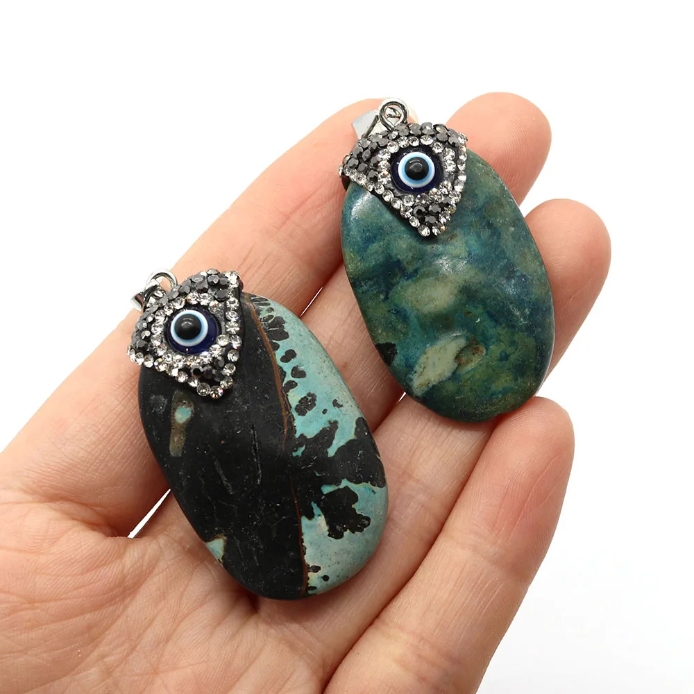 Exquisite Natural Stone Egg Shape Pendant Classic High Jewelry For DIY Making Ladies Necklace Charm Fashion Necklace Accessories
Exquisite Natural Stone Egg Shape Pendant Classic High Jewelry For DIY Making Ladies Necklace Charm Fashion Necklace Accessories