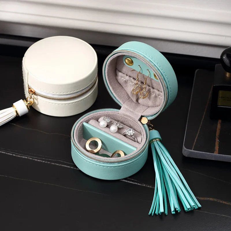 Fashion Portable Necklace Ring Jewelry Box Female Earrings Earrings Simple Storage Box Mini Travel First Jewelry Bag Organizers
Fashion Portable Necklace Ring Jewelry Box Female Earrings Earrings Simple Storage Box Mini Travel First Jewelry Bag Organizers