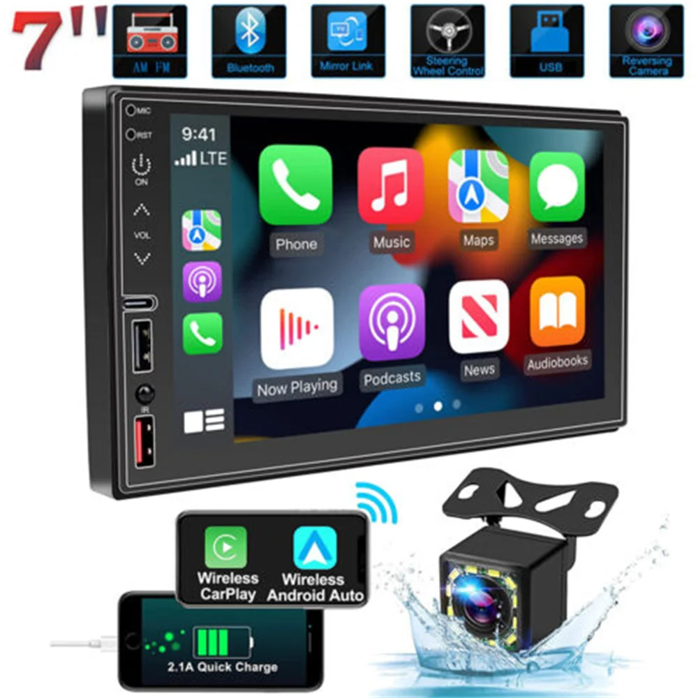 Isfriday 7 Inch Car Radio 2 Din Carplay Center Multimedia MP5 Player Android Auto Mirror Link RDS FM AM Bluetooth Car Radio
Isfriday 7 Inch Car Radio 2 Din Carplay Center Multimedia MP5 Player Android Auto Mirror Link RDS FM AM Bluetooth Car Radio