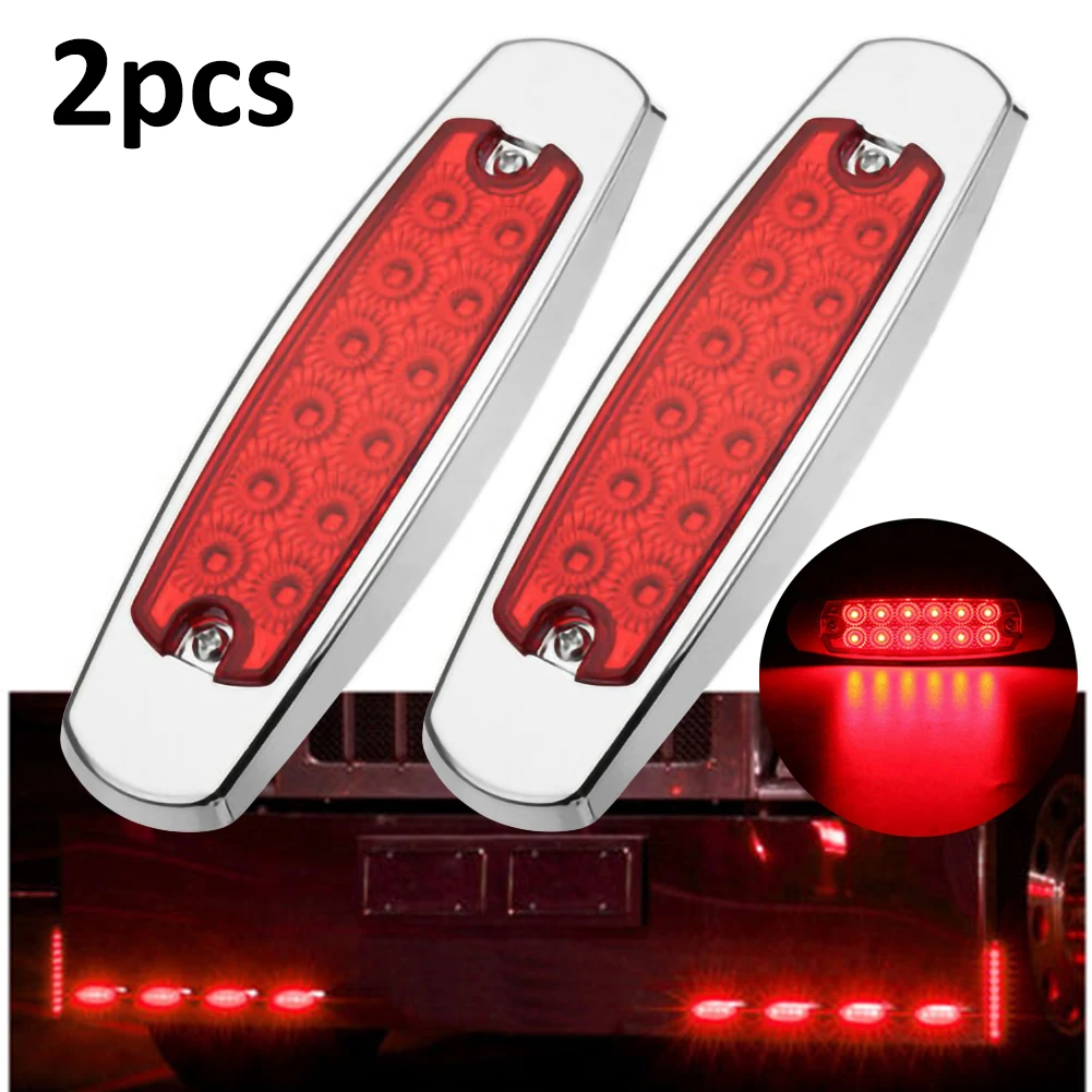 2022 10PCS 12V 24V LED Side Marker Lights trailer lights Auto Truck Lorry camion Lamps red Led 24V truck accessories 3528 SMD
2022 10PCS 12V 24V LED Side Marker Lights trailer lights Auto Truck Lorry camion Lamps red Led 24V truck accessories 3528 SMD