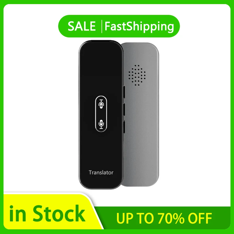 G6X Voice Translator Multi-Languages Bluetooth-compatible translation rapid response tempered glass accurate translation
G6X Voice Translator Multi-Languages Bluetooth-compatible translation rapid response tempered glass accurate translation