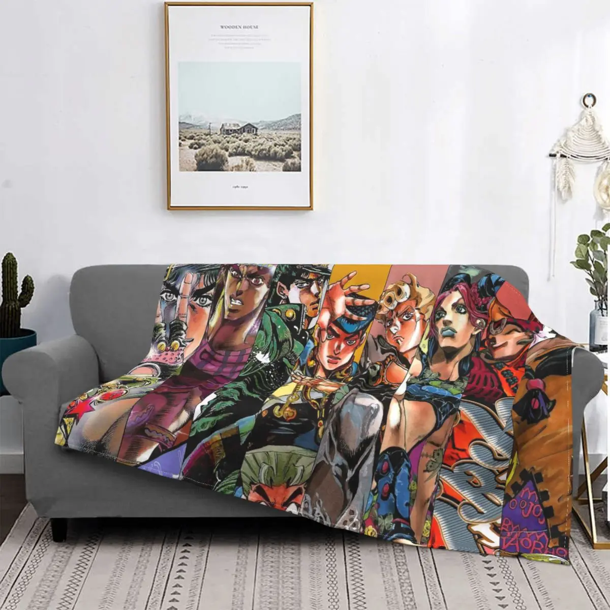 Jojo's Bizarre Adventure Blankets Velvet Summer Anime Portable Lightweight Throw Blankets for Bed Car Bedspreads
Jojo's Bizarre Adventure Blankets Velvet Summer Anime Portable Lightweight Throw Blankets for Bed Car Bedspreads