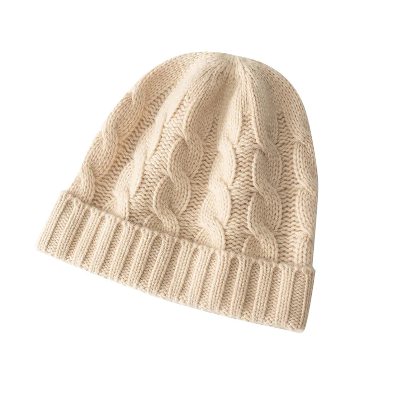 2022 New Autumn Winter Women Hats 100% Pure Cashmere Knitted Headgears Soft Warm Fashion Thicken Cap 3 Colors High Quanlity 
2022 New Autumn Winter Women Hats 100% Pure Cashmere Knitted Headgears Soft Warm Fashion Thicken Cap 3 Colors High Quanlity