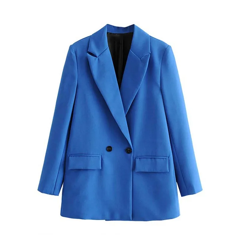 Huaxiafan Women Chic Office Lady Double Breasted Blazer Vintage Coat Fashion Notched Collar Long Sleeve Outerwear Stylish Tops
Huaxiafan Women Chic Office Lady Double Breasted Blazer Vintage Coat Fashion Notched Collar Long Sleeve Outerwear Stylish Tops