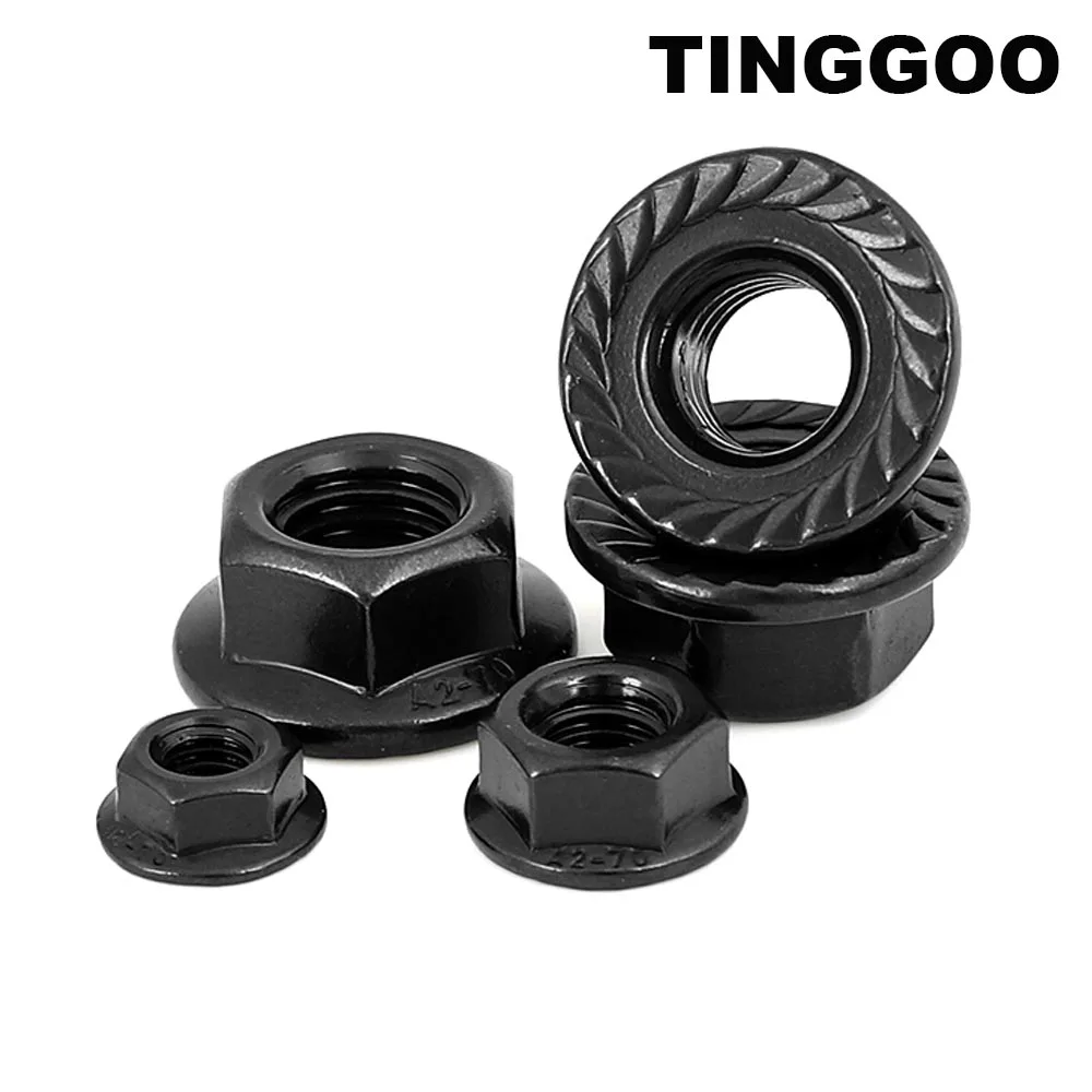 2/10pc M3 M4 M5 M6 M8 M10 M12 Black Plated 304 A2-70 Stainless Steel Hex Head Serrated Non-slip Spinlock Flange Lock Nut DIN6923
2/10pc M3 M4 M5 M6 M8 M10 M12 Black Plated 304 A2-70 Stainless Steel Hex Head Serrated Non-slip Spinlock Flange Lock Nut DIN6923