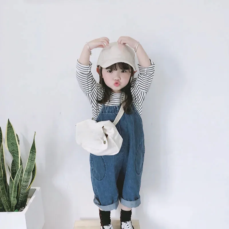 Retro Style Baby Girls Overalls Casual Children Suspender Trousers Spring Loose Pants Kids Clothes Cotton Overalls Jumpsuits
Retro Style Baby Girls Overalls Casual Children Suspender Trousers Spring Loose Pants Kids Clothes Cotton Overalls Jumpsuits