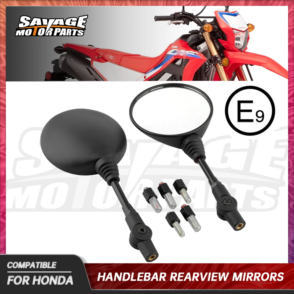Motorcycle Handlebar Rearview Mirrors For HONDA CRF 250L 300L Rally 250 L/M XRE300 XR650 L/R XR 600R 250L 400/250/230 R/Motard
Motorcycle Handlebar Rearview Mirrors For HONDA CRF 250L 300L Rally 250 L/M XRE300 XR650 L/R XR 600R 250L 400/250/230 R/Motard