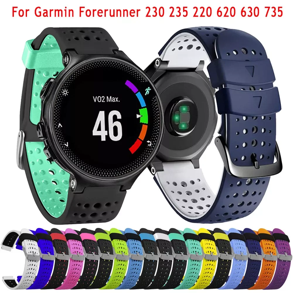 Original for Garmin Forerunner 235 230 620 630 735XT 235Lite Watchband Smartwatch Band Silicone Breathable Bracelet Strap
Original for Garmin Forerunner 235 230 620 630 735XT 235Lite Watchband Smartwatch Band Silicone Breathable Bracelet Strap