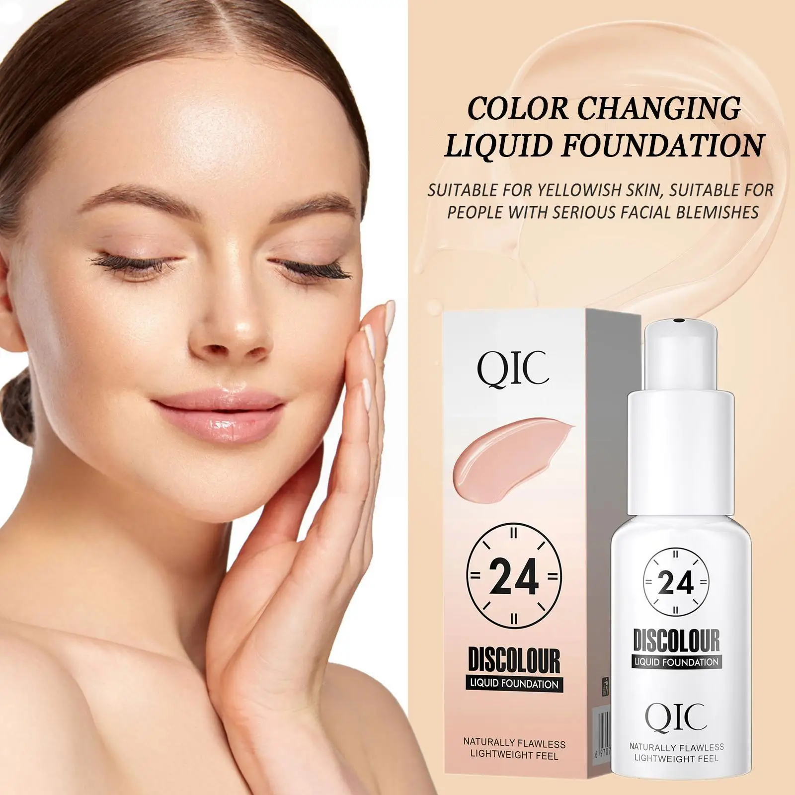 30ml Color Changing Foundation Cream Professional Concealing Eye Corrector Circle Liquid Makeup Dark Face Primer Long-lasti H3B0
30ml Color Changing Foundation Cream Professional Concealing Eye Corrector Circle Liquid Makeup Dark Face Primer Long-lasti H3B0