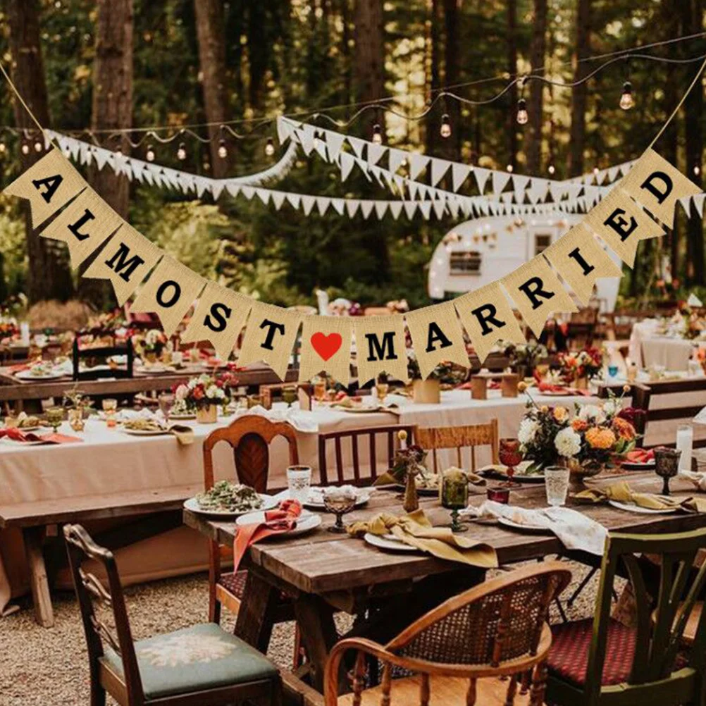 1pc Wedding Decorative Linen Banner Bunting Garland Pull Flag (Assorted Color)
1pc Wedding Decorative Linen Banner Bunting Garland Pull Flag (Assorted Color)