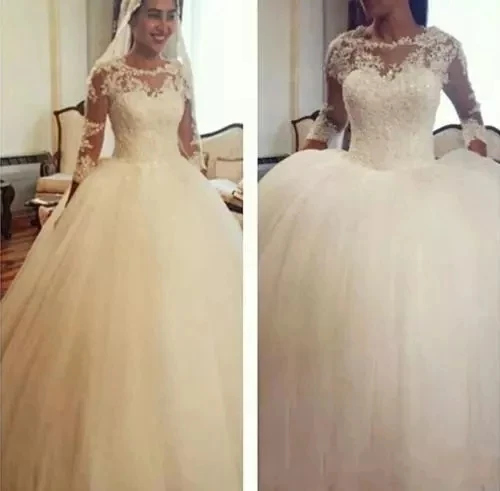 ANGELSBRIDEP Свадебные платья с рукавом 3/4 бальное платье свадебное платье модное платье с аппликацией бисером Тюлевое официальное свадебное пла...
ANGELSBRIDEP Свадебные платья с рукавом 3/4 бальное платье свадебное платье модное платье с аппликацией бисером Тюлевое официальное свадебное пла...