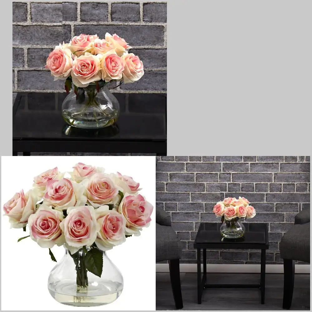 Fantastic Arrangement of Pink Artificial Flowers with Stunning Vase, Perfect Gift for Home Decoration!
Fantastic Arrangement of Pink Artificial Flowers with Stunning Vase, Perfect Gift for Home Decoration!