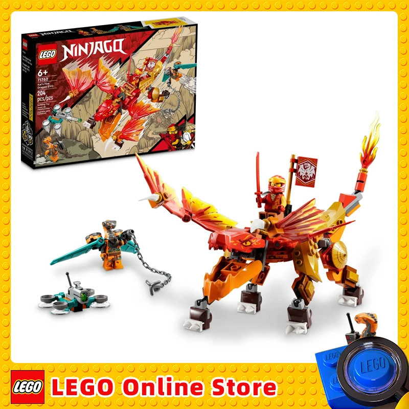 

LEGO & Ninjago Kai’s Fire Dragon EVO 71762 Building Toy Set for Kids, Boys, and Girls Ages 6+ (204 Pieces)