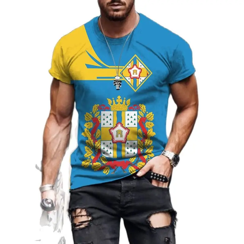 2022 Men's T-shirts Flag Casual Men's 3D Print Summer Trend Round Neck Short Sleeve Oversized Loose Top T Shirt Clothing
2022 Men's T-shirts Flag Casual Men's 3D Print Summer Trend Round Neck Short Sleeve Oversized Loose Top T Shirt Clothing