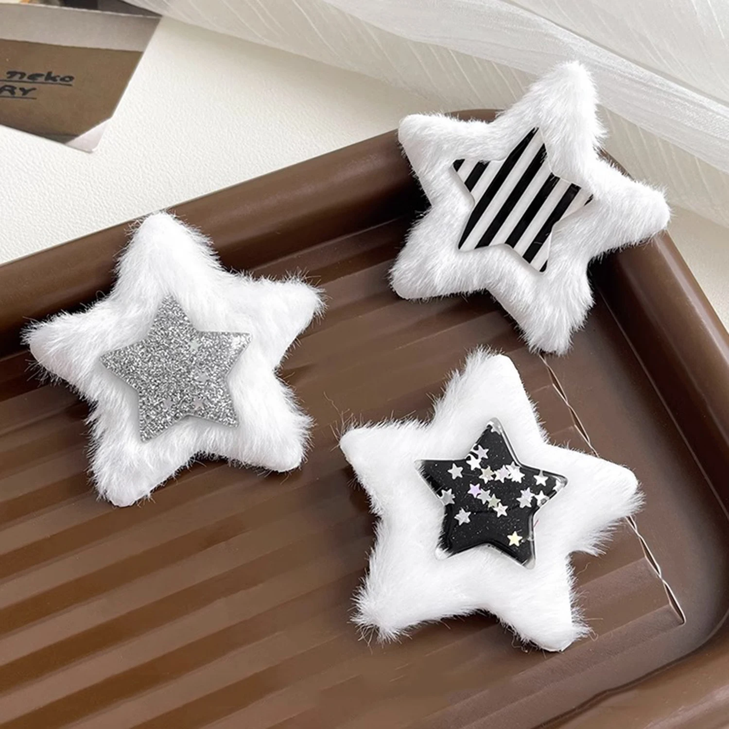 Cute Star Shape Hairpins Female Plush Star Hair Clip Headdress Y2k Style Barrette Cute Star Hair Clip For Women
Cute Star Shape Hairpins Female Plush Star Hair Clip Headdress Y2k Style Barrette Cute Star Hair Clip For Women