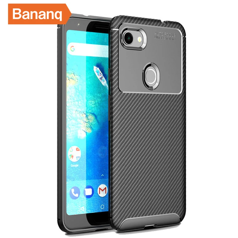 

Bananq Carbon Fiber Shockproof Case For Google Pixel 7 8 6 Pro 7A 6A 5A 4A 5G 5XL Soft TPU Silicone Bumper Phone Cover Funda