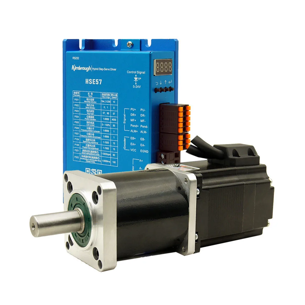 1.3N.m(186oz-in) планетарный редуктор Nema23, шаговый двигатель с замкнутым циклом 4A и шаговый двигатель с датчиком кодирования HSE57
1.3N.m(186oz-in) планетарный редуктор Nema23, шаговый двигатель с замкнутым циклом 4A и шаговый двигатель с датчиком кодирования HSE57