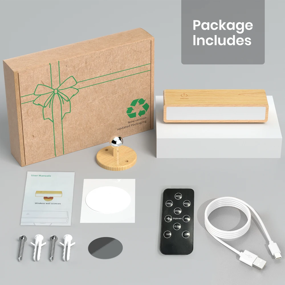 Настенный светильник из массива дерева LED
Настенный светильник из массива дерева LED