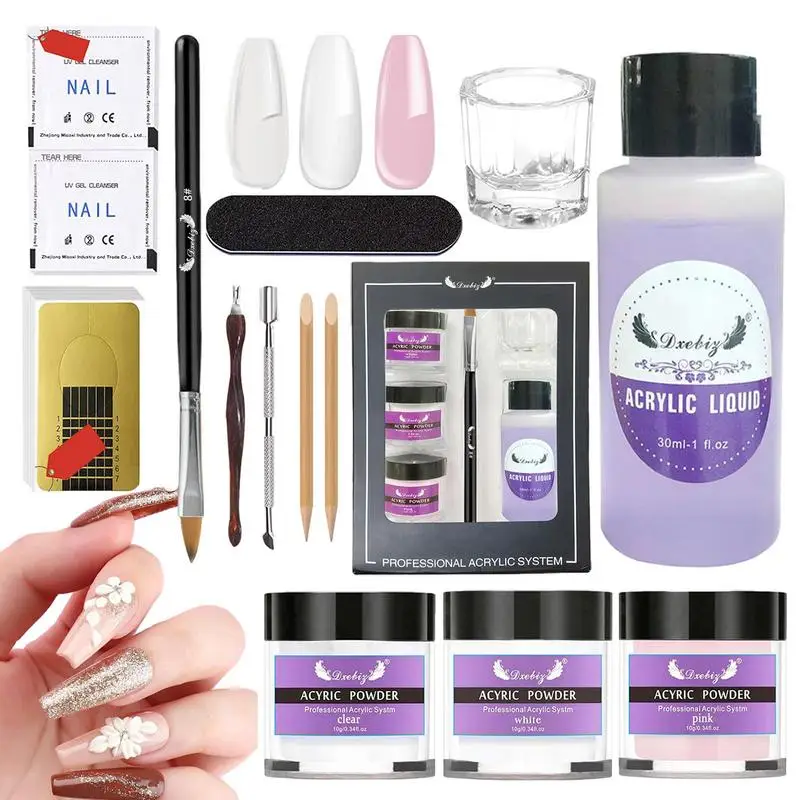 Acrylic Powder And Liquid Set Acrylic Nail Kit Professional Multifunctional Acrylic Nail Kit For Beginners Nail Art DIY
Acrylic Powder And Liquid Set Acrylic Nail Kit Professional Multifunctional Acrylic Nail Kit For Beginners Nail Art DIY