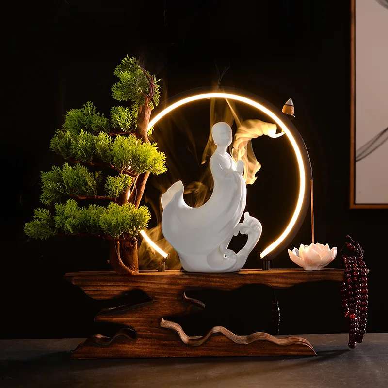 Zen Little Shami, Monk, and Little Monk Decorations Creative Lighting, Living Room, Home, Ceramic Decoration
Zen Little Shami, Monk, and Little Monk Decorations Creative Lighting, Living Room, Home, Ceramic Decoration