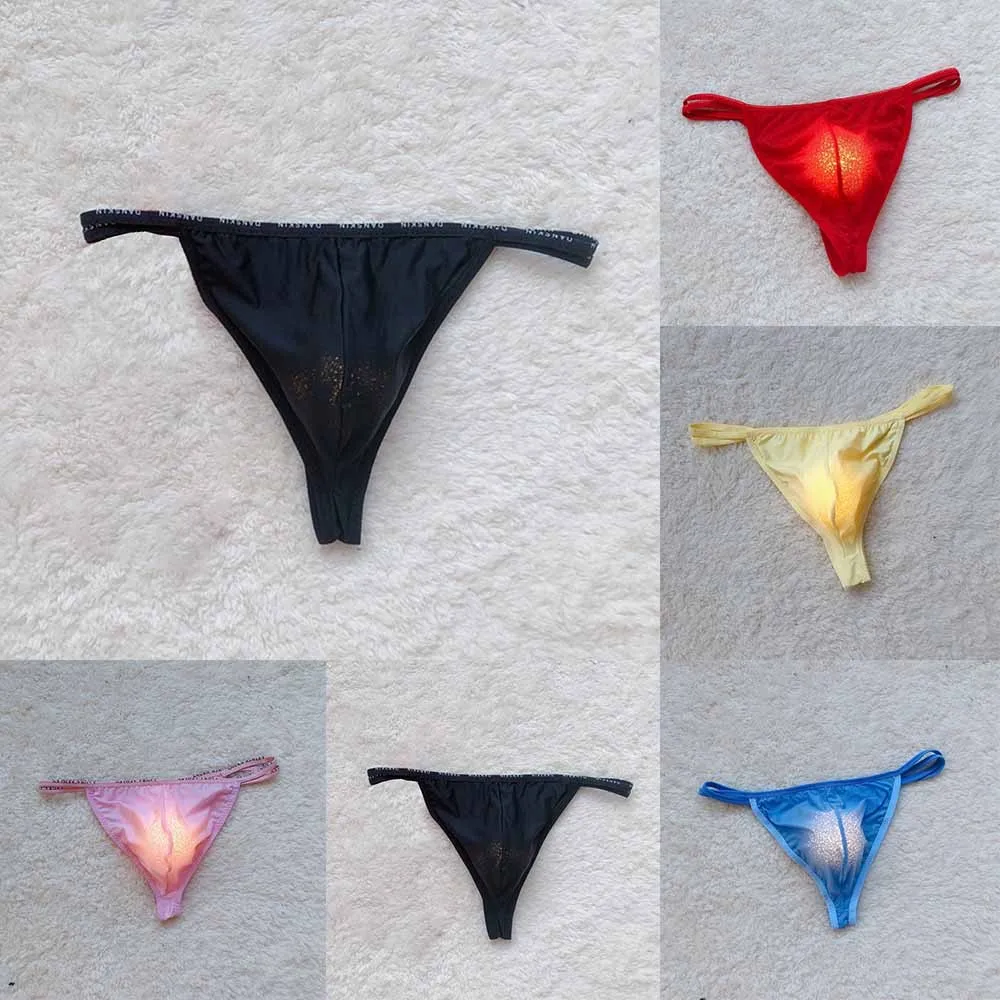 Men Sexy Brief Ice Silk Sheer Sissy Pouch Panties G-String Bikini Thong Underwear Fashion Lingerie Bottom Shorts Underpants
Men Sexy Brief Ice Silk Sheer Sissy Pouch Panties G-String Bikini Thong Underwear Fashion Lingerie Bottom Shorts Underpants
