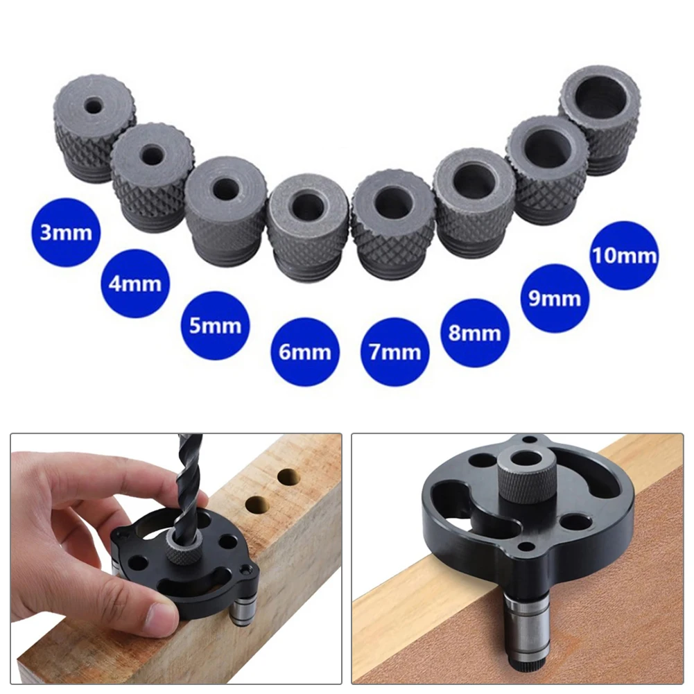 3In1 Locator Hole Punch Drill Bits Positioner 3-10mm Drill Sleeve Bushing M14 Dowelling Jigs Wood Drilling Guide Locator
3In1 Locator Hole Punch Drill Bits Positioner 3-10mm Drill Sleeve Bushing M14 Dowelling Jigs Wood Drilling Guide Locator