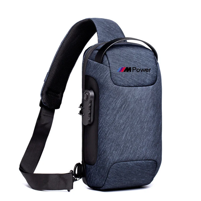 Men For bmw power USB Charging Chest Pack Short Trip Messengers Chest Bag Water Repellent Shoulder Bag black2
Men For bmw power USB Charging Chest Pack Short Trip Messengers Chest Bag Water Repellent Shoulder Bag black2
