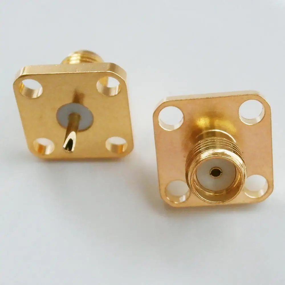 10X Pcs High-quality RF Connector Socket SMA Female Center Solder 4 Hole Flange Chassis Panel Mount Brass Coaxial RF Adapters
10X Pcs High-quality RF Connector Socket SMA Female Center Solder 4 Hole Flange Chassis Panel Mount Brass Coaxial RF Adapters