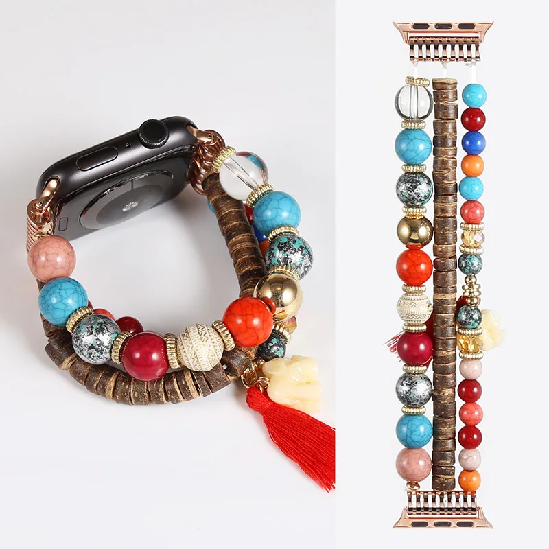 Bohemian Strap For Apple Watch Ultra Band 49mm 44mm 40mm 42mm 38 Jewelry Resin Bracelet iwatch Series 7 6 5 4 Se 8 41mm 45 Band
Bohemian Strap For Apple Watch Ultra Band 49mm 44mm 40mm 42mm 38 Jewelry Resin Bracelet iwatch Series 7 6 5 4 Se 8 41mm 45 Band