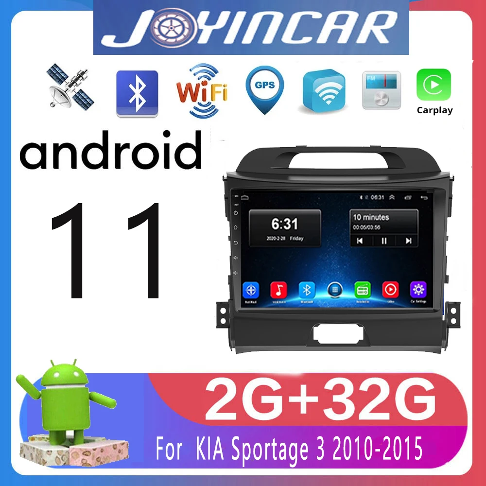 WIFI CarPlay For KIA Sportage 3 2010-2016 Android 11 Radio Multimedia Player 2Din GPS Navigation Car Autoradio Stereo Head Unit
WIFI CarPlay For KIA Sportage 3 2010-2016 Android 11 Radio Multimedia Player 2Din GPS Navigation Car Autoradio Stereo Head Unit