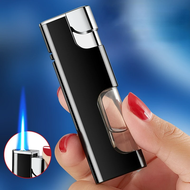 Long, Small, Portable, Direct Flush Butane Gas Lighter, Metal Gift Advertising Windproof
Long, Small, Portable, Direct Flush Butane Gas Lighter, Metal Gift Advertising Windproof
