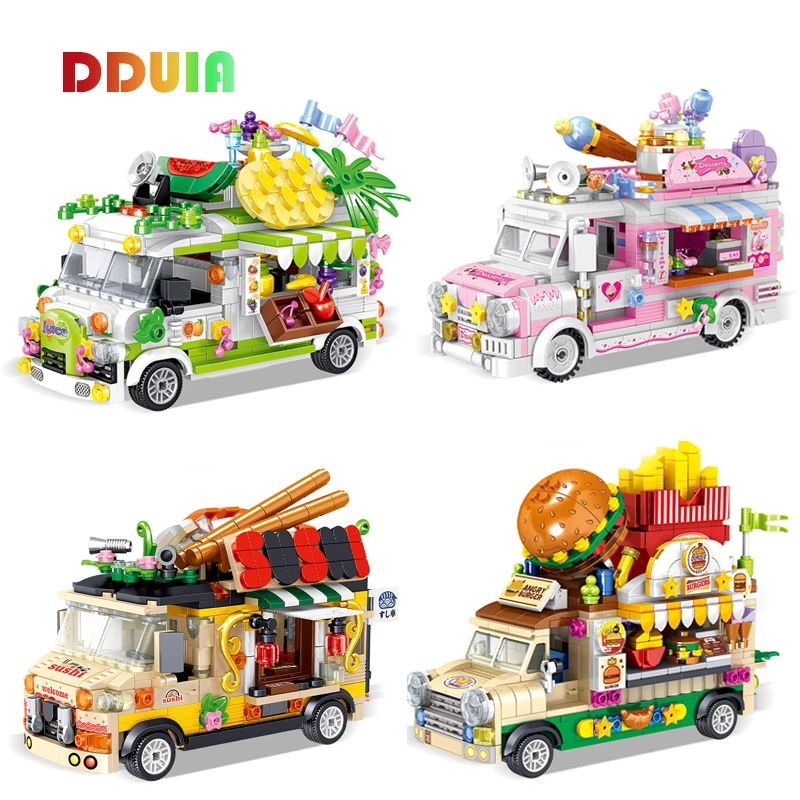 Mini Blocks City Friends Ice Cream Truck Street Outing Bus Compatible Building Mini Blocks Kits Model Bricks Toys For Children
Mini Blocks City Friends Ice Cream Truck Street Outing Bus Compatible Building Mini Blocks Kits Model Bricks Toys For Children