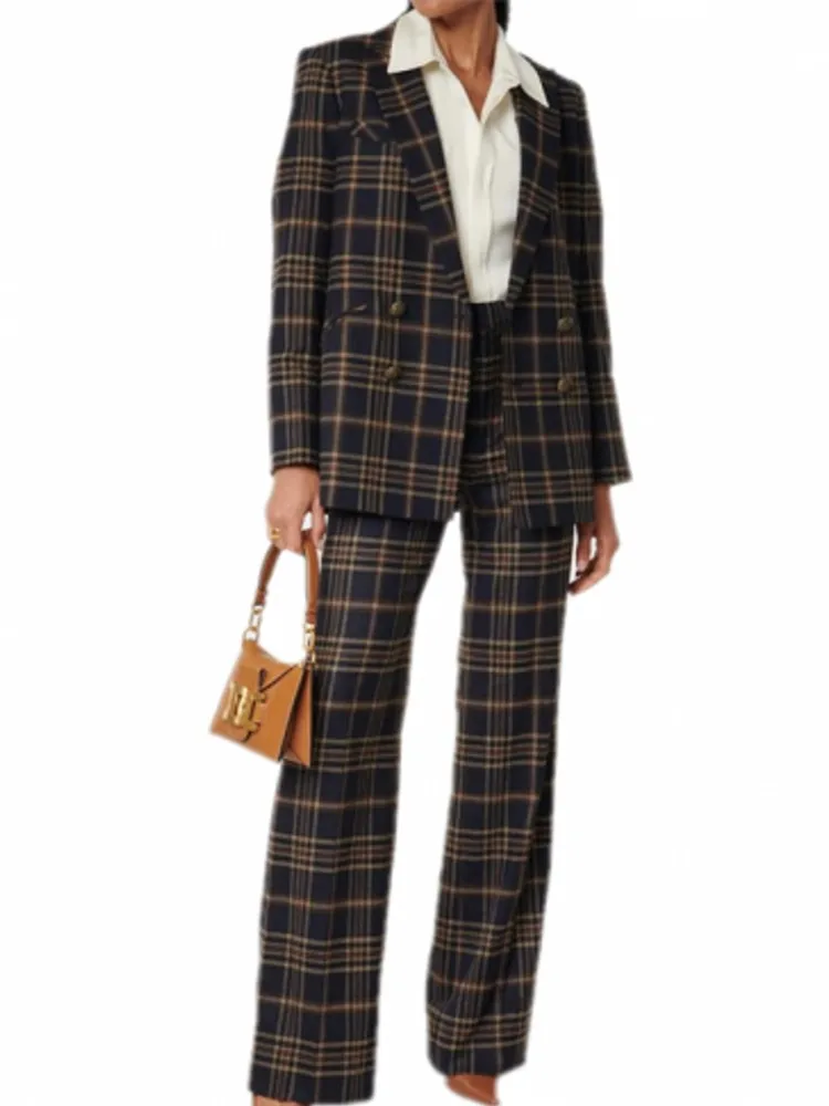 African Blazer Clothes Women 2 Piece Set Jacket Top Pant Set 2022 Autumn New Plaid Print Fashion African Office Lady Blazer Suit
African Blazer Clothes Women 2 Piece Set Jacket Top Pant Set 2022 Autumn New Plaid Print Fashion African Office Lady Blazer Suit