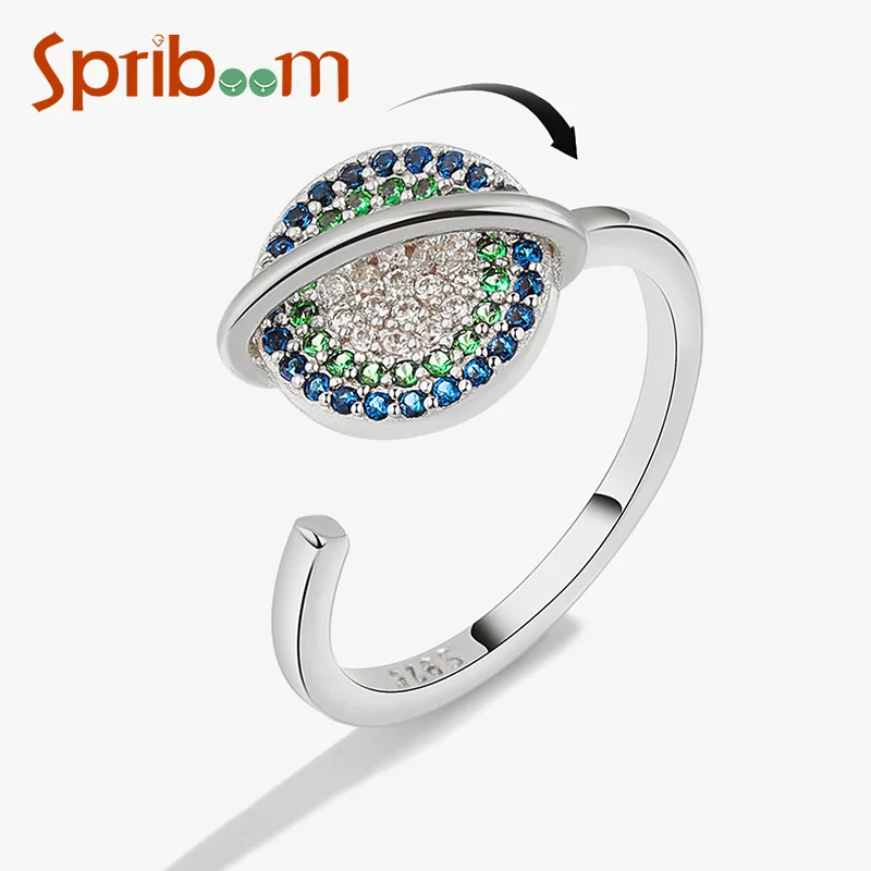 Zircon Planet Rotate Rings for Women Men Anti Stress Anxiety Spinner Ring Open Fidget Jewelry Personality Trend Accessories Gift
Zircon Planet Rotate Rings for Women Men Anti Stress Anxiety Spinner Ring Open Fidget Jewelry Personality Trend Accessories Gift