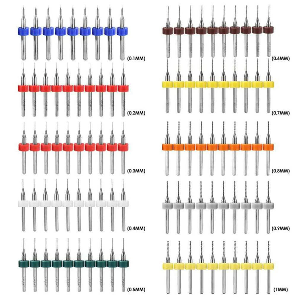 10pcs Mini Electric Drill Bits Carbide Circuit Board PCB Drill Bits Kit Tungsten Steel CNC Micro Drill Bits Machine Bit
10pcs Mini Electric Drill Bits Carbide Circuit Board PCB Drill Bits Kit Tungsten Steel CNC Micro Drill Bits Machine Bit