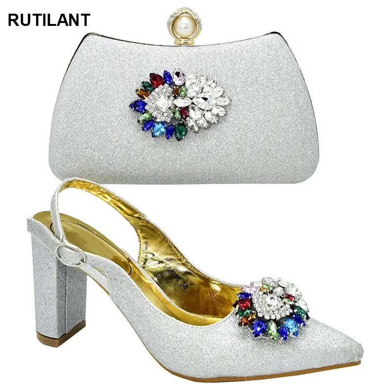 African Shoes and Bags Matching Set Designer Shoes Women Luxury High Heels Women Pumps Italian Shoes with Matching Bags
African Shoes and Bags Matching Set Designer Shoes Women Luxury High Heels Women Pumps Italian Shoes with Matching Bags