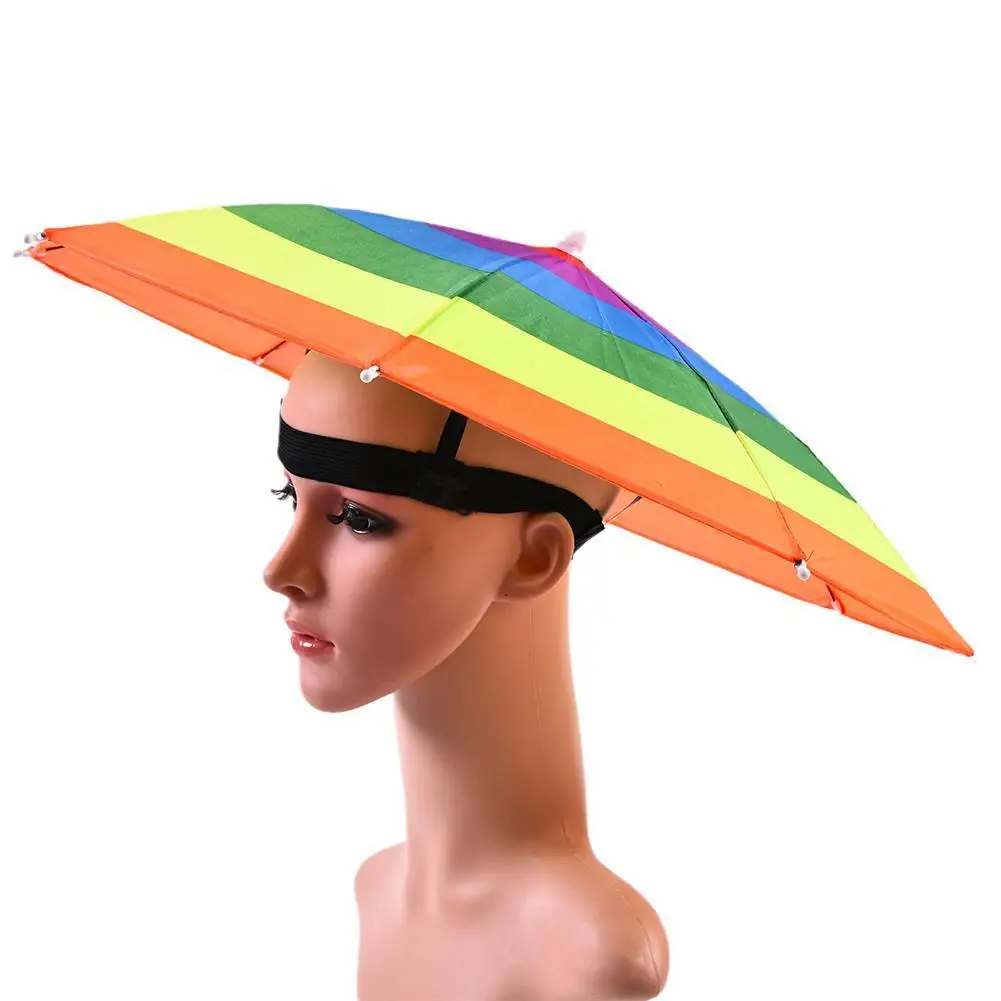 Portable Rain Umbrella Hat Foldable Outdoor Sun Shade Waterproof Camping Fishing Headwear Beach Head Hats Accessory
Portable Rain Umbrella Hat Foldable Outdoor Sun Shade Waterproof Camping Fishing Headwear Beach Head Hats Accessory