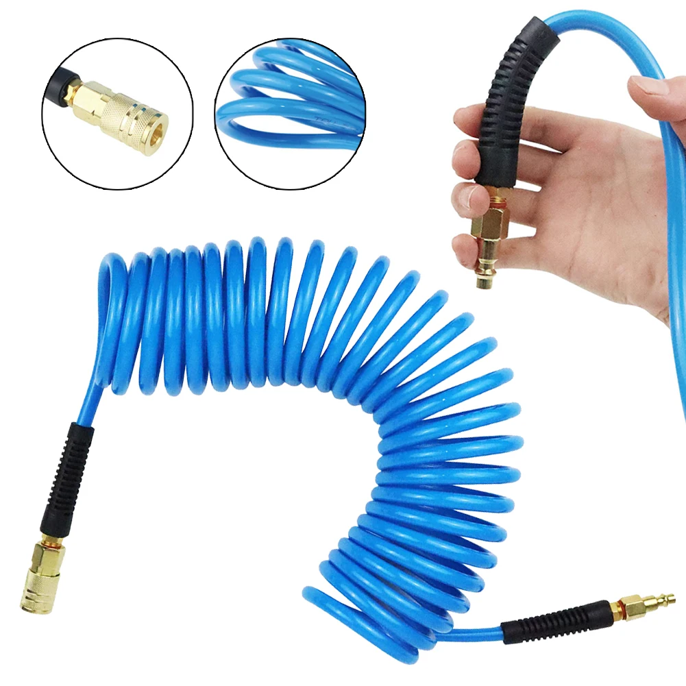 Air Compressor Hose Tube Spiral Pipe Pneumatic Polyurethane Telescopic Spring Tool Plumbing Hoses Home Improvement
Air Compressor Hose Tube Spiral Pipe Pneumatic Polyurethane Telescopic Spring Tool Plumbing Hoses Home Improvement