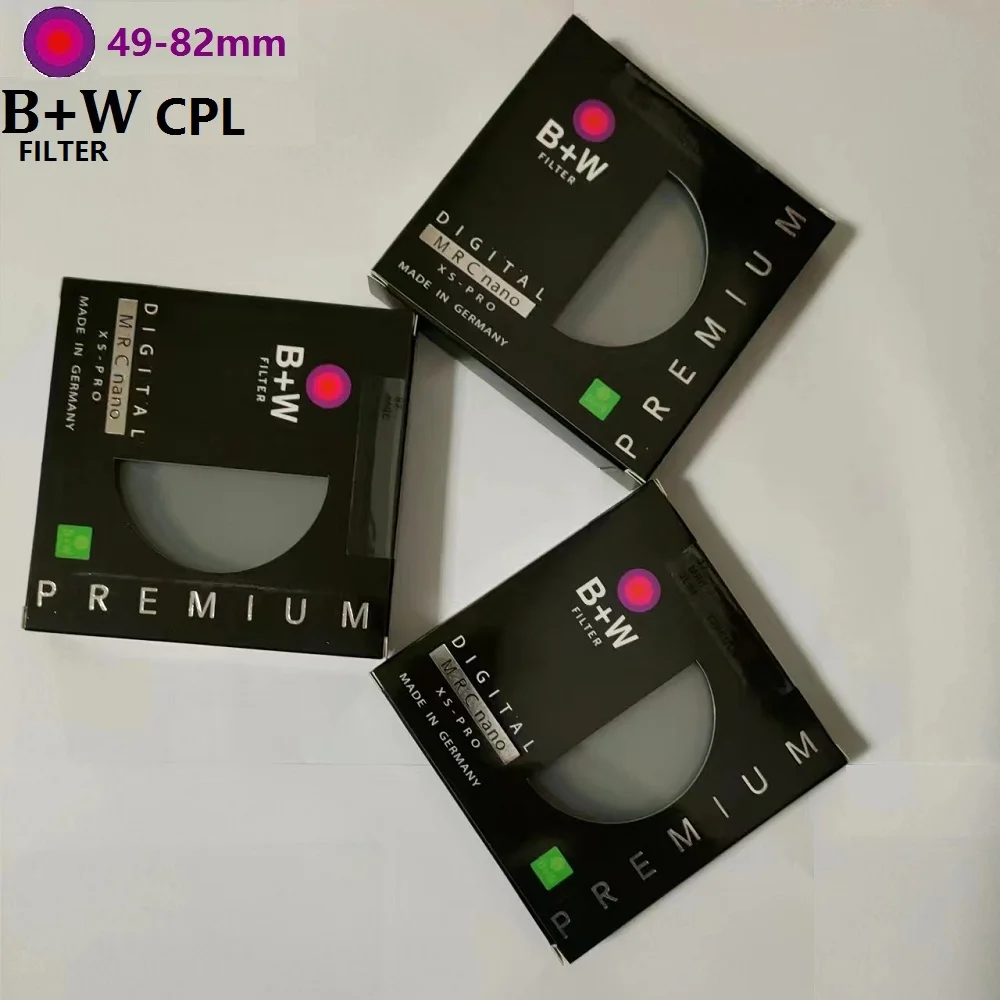 B+W CPL XS-PRO 67mm Polarizer/Polarizing CIR-PL Multicoat Protective Camera Filter Accessories for Nikon Canon Sony Camera Lens
B+W CPL XS-PRO 67mm Polarizer/Polarizing CIR-PL Multicoat Protective Camera Filter Accessories for Nikon Canon Sony Camera Lens
