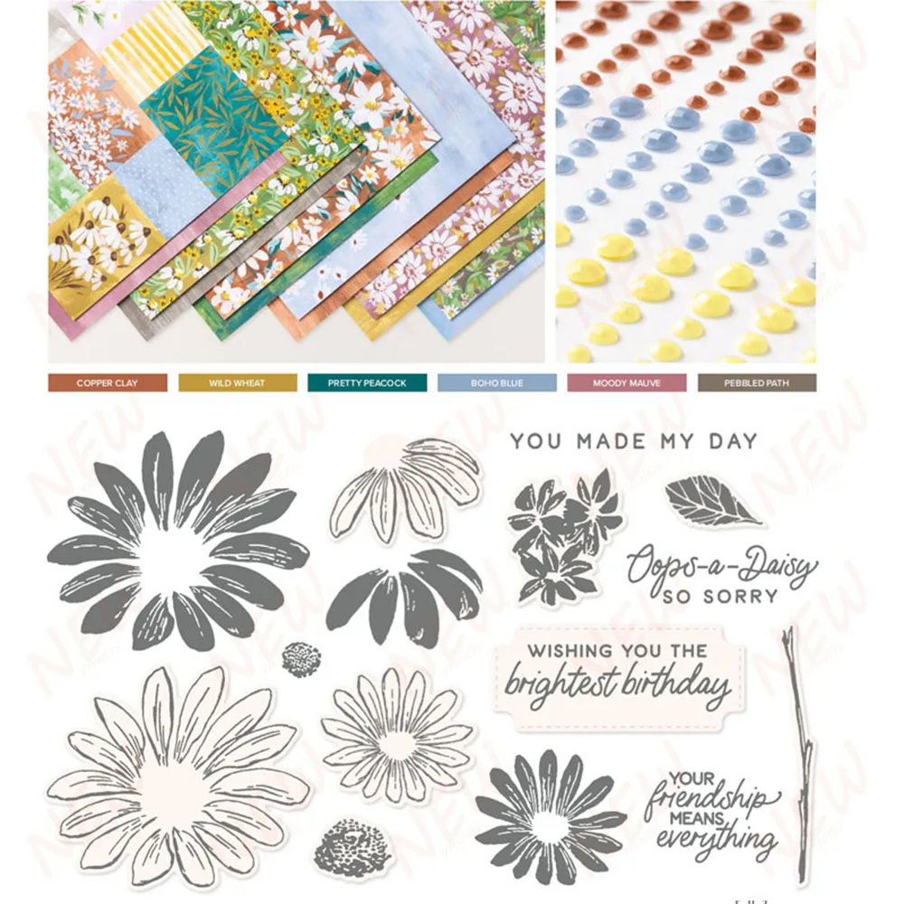 Cheerful Daisies 2023 New Metal Cutting Dies Stamps Scrapbooking Make Photo Album Card DIY Paper Embossing Craft Supplies
Cheerful Daisies 2023 New Metal Cutting Dies Stamps Scrapbooking Make Photo Album Card DIY Paper Embossing Craft Supplies
