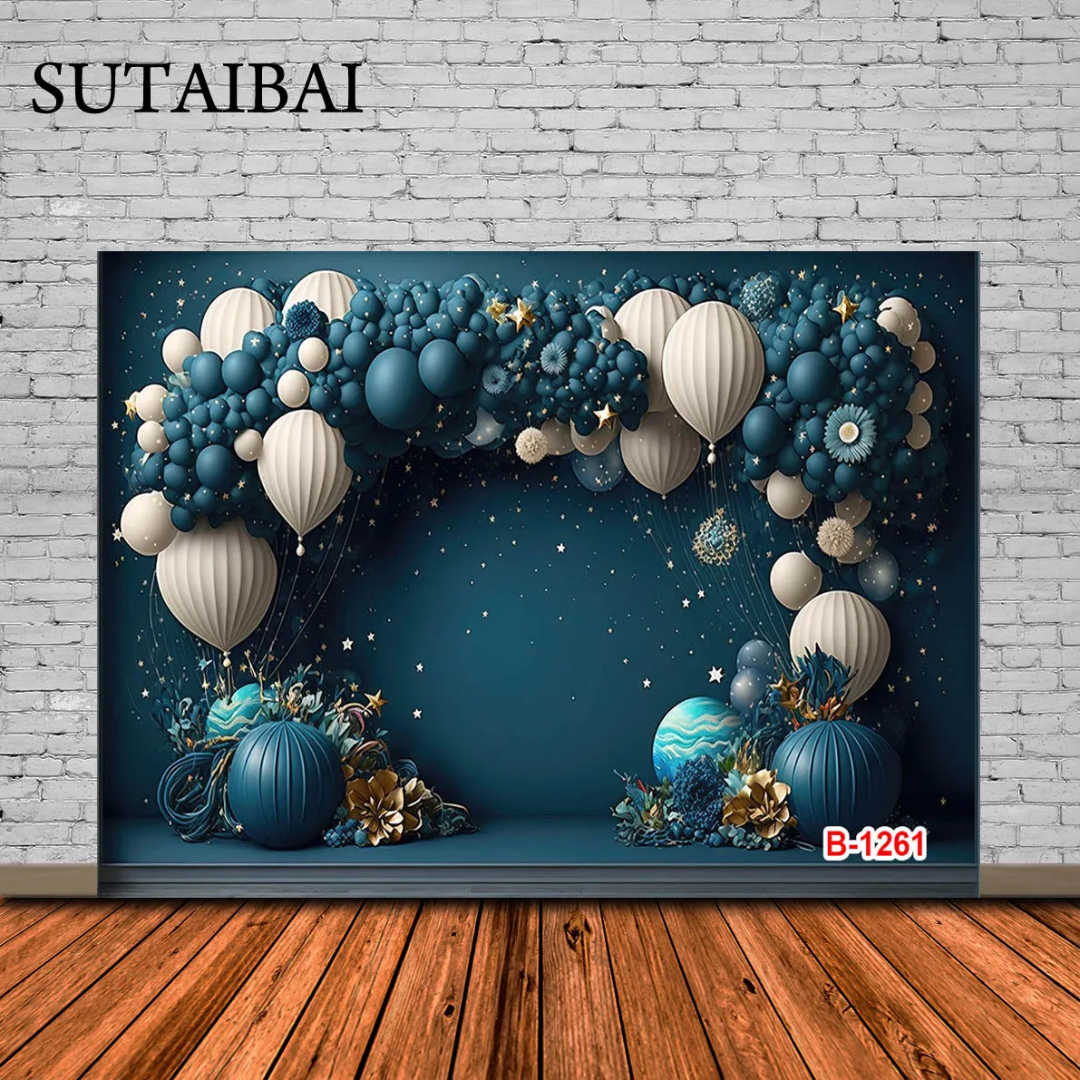 Photography Background Blue Balloon Floral Star Kid Birthday Party Cake Smash Portrait Decoration Backdrop Photo Studio
Photography Background Blue Balloon Floral Star Kid Birthday Party Cake Smash Portrait Decoration Backdrop Photo Studio