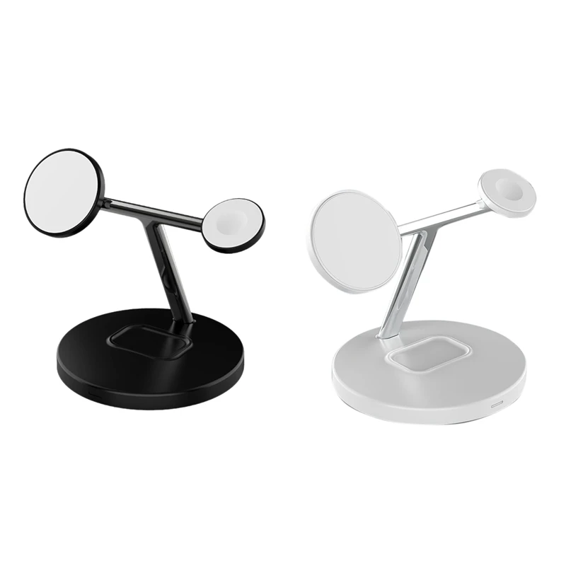 Wireless Charger Magnetic Three-In-One Charging Station 15W Fast Charge for Apple Android Phone Watch
Wireless Charger Magnetic Three-In-One Charging Station 15W Fast Charge for Apple Android Phone Watch