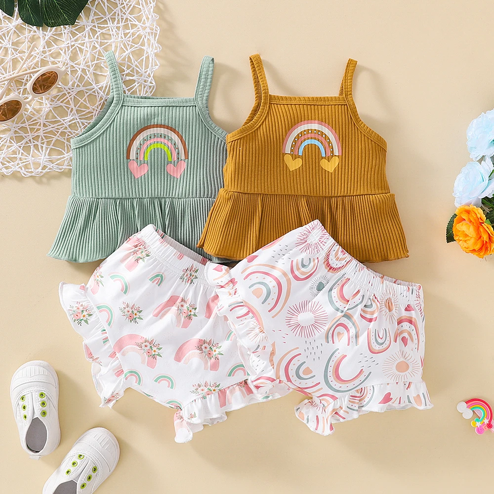 The Latest Summer 2022 Baby Girl Suit, Cotton Suspender Top + Comfortable Bloomers Briefs, Suitable For 6 Months To 3 Years Old
The Latest Summer 2022 Baby Girl Suit, Cotton Suspender Top + Comfortable Bloomers Briefs, Suitable For 6 Months To 3 Years Old