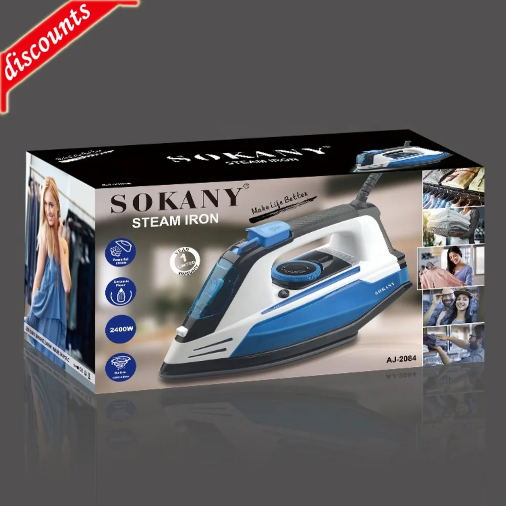 

Мини-паровой утюг Sokany 2084 для одежды, Регулируемые вертикальные электрические утюги, самоочищающиеся дорожные портативные фотоутюги