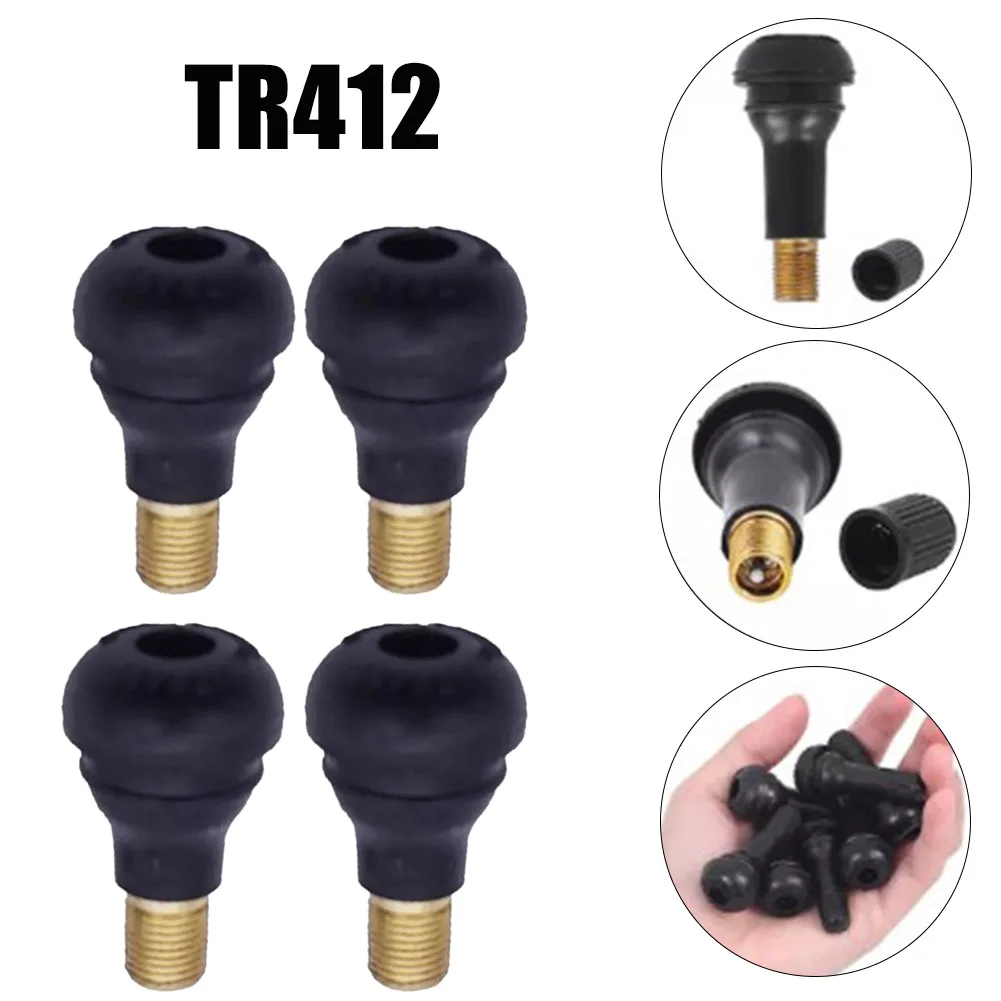 Tyre Valve Stems TR412 Rubber Nozzle 4PCS High Quality Rubber Valve TR412 Tire Wiith Valve Core Wheels Tires Parts
Tyre Valve Stems TR412 Rubber Nozzle 4PCS High Quality Rubber Valve TR412 Tire Wiith Valve Core Wheels Tires Parts
