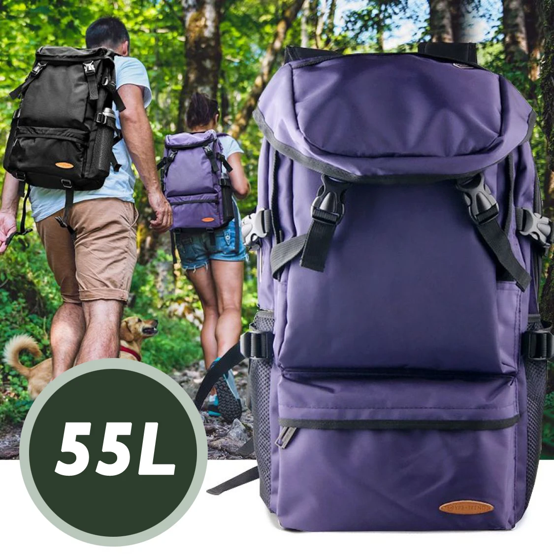 55L Mountaineering Camping Hiking Backpack Men Women Travel Backpack Super Large Capacity Lightweight Outdoor Luggage Bags
55L Mountaineering Camping Hiking Backpack Men Women Travel Backpack Super Large Capacity Lightweight Outdoor Luggage Bags