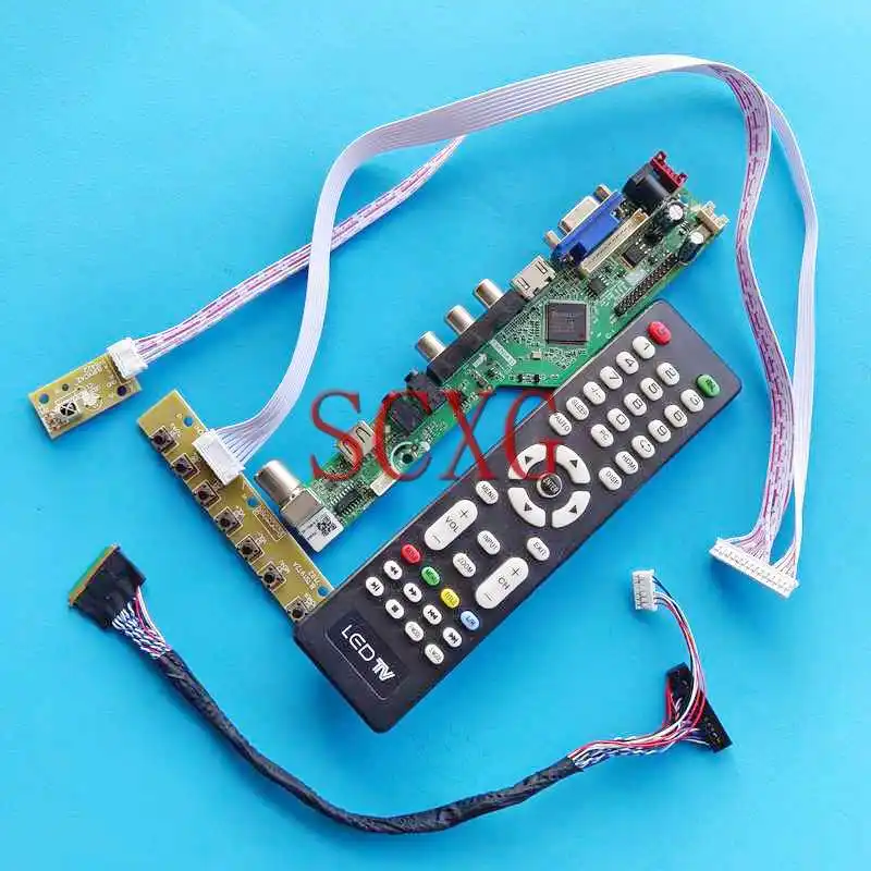 TV Analog LCD Panel Controller Board Fit LP171WP9-TLB1 (TL)(B1) LVDS 40-Pin VGA USB RF HDMI-Compatible 17.1" 1440*900 DIY Kit
TV Analog LCD Panel Controller Board Fit LP171WP9-TLB1 (TL)(B1) LVDS 40-Pin VGA USB RF HDMI-Compatible 17.1" 1440*900 DIY Kit