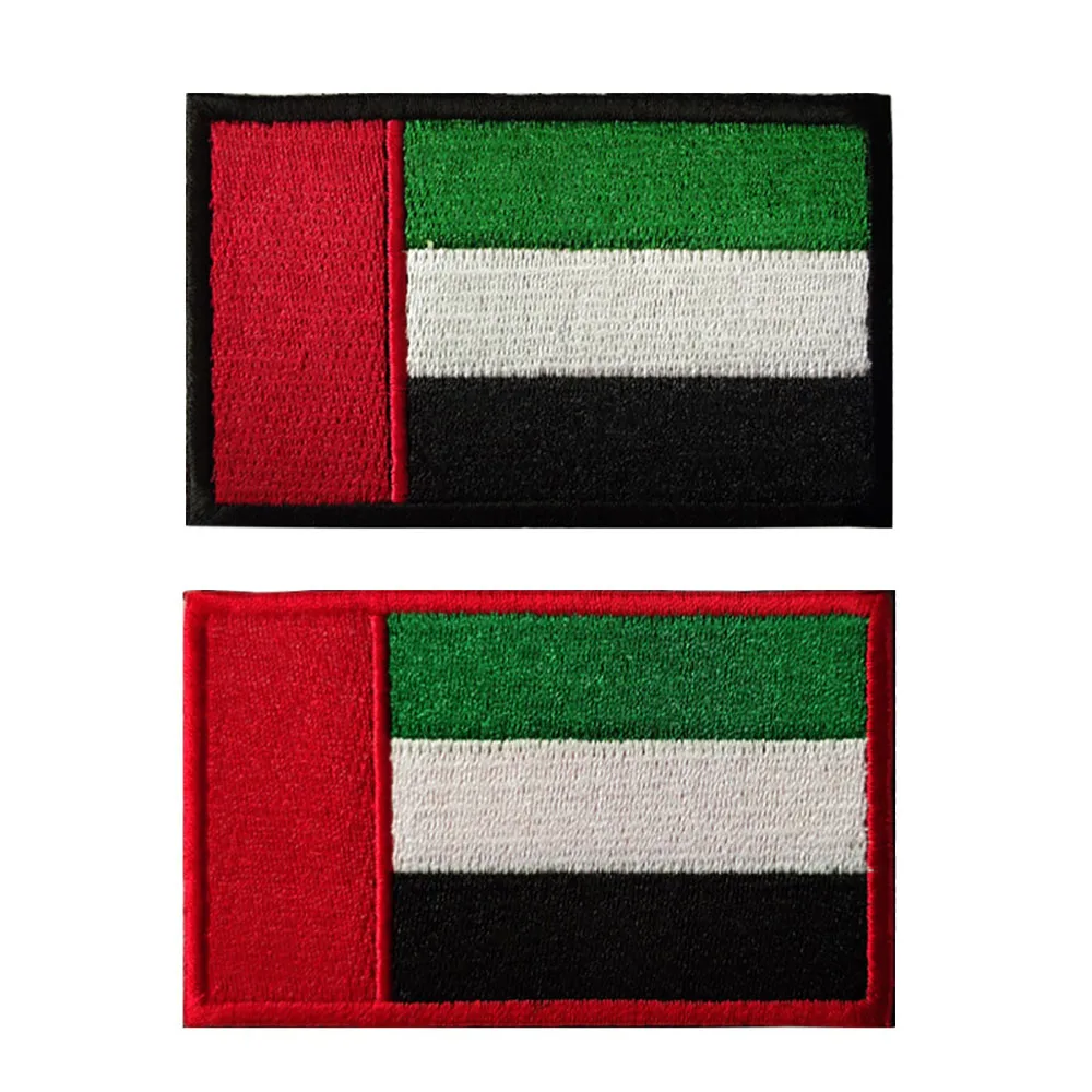 UAE Flag Patches Armband Embroidered Patch Hook & Loop Embroidery Badge Military Stripe for Clothing Sticker
UAE Flag Patches Armband Embroidered Patch Hook & Loop Embroidery Badge Military Stripe for Clothing Sticker