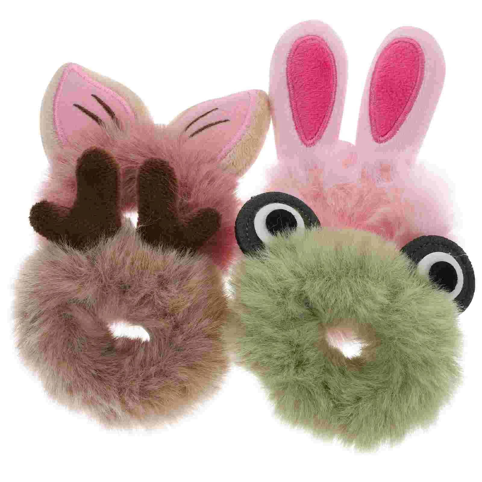 4 Pcs Cute Plush Hair Tie Scrunchies Gems Women Clockwork Ponytail Holders Fabric Kawaii Ties Women's Accessories Girls
4 Pcs Cute Plush Hair Tie Scrunchies Gems Women Clockwork Ponytail Holders Fabric Kawaii Ties Women's Accessories Girls