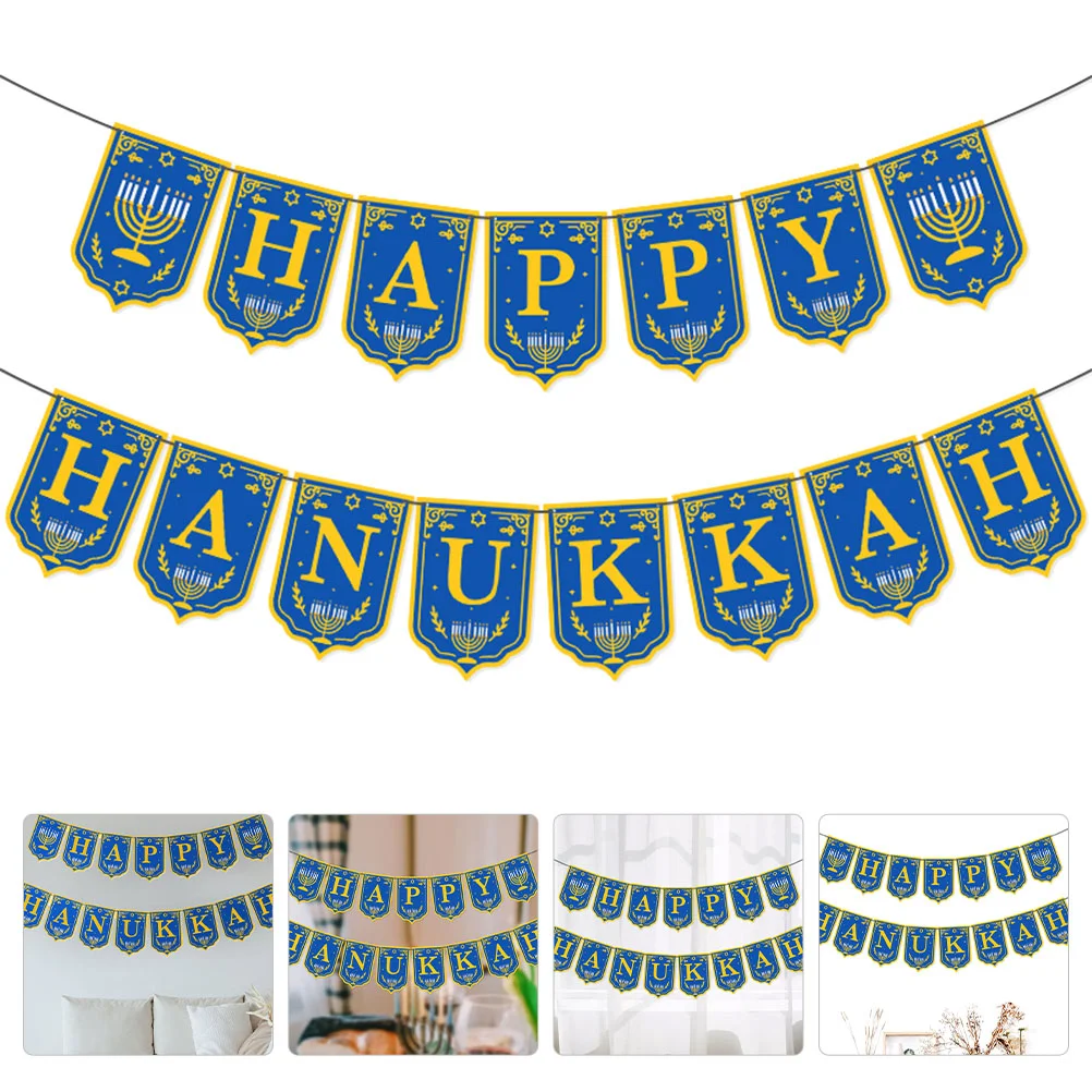 Hanukkah Banner Party Decorations Happy Flag Birthday Burlap Festival Favors Giftmenorah Supplies Dreidel Bunting String
Hanukkah Banner Party Decorations Happy Flag Birthday Burlap Festival Favors Giftmenorah Supplies Dreidel Bunting String